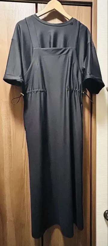 블랙 원피스 풀오버 세트
