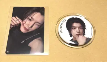 INI XQUARE 타카츠카 히로무 트레이딩 카드 103, 캔뱃지 2세트