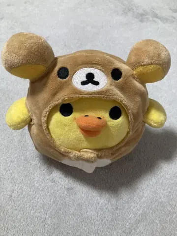 리락쿠마 키이로이토리 로손 옷 갈아입히기 봉제 인형 인형옷