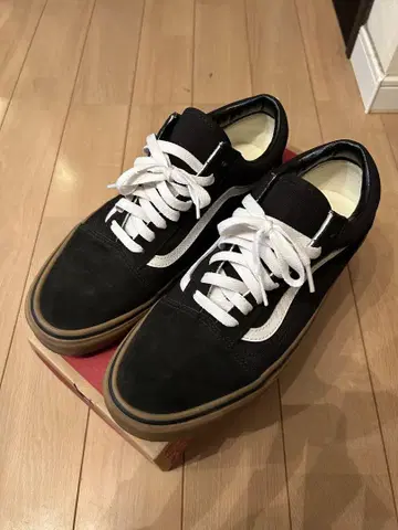 Vans 반스 블랙 검솔 28cm