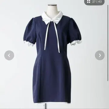 OLIVE des OLIVE 도킹 미니 원피스 네이비