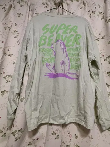 Super Beaver 롱 티셔츠 M 사이즈