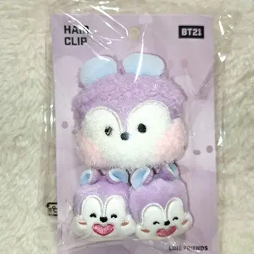 BT21 봉제 인형 헤어 클립 세트 mang 온라인 완판템
