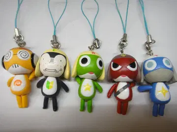 요시자키 관음 개구리 중사 케로로 스트랩 키링 총 5종