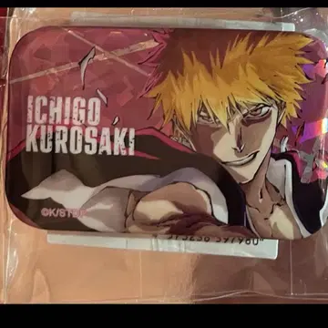 쿠로사키 이치고 BLEACH 홀로 가공 스퀘어 캔뱃지