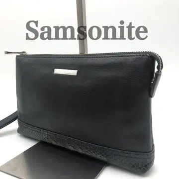 Samsonite 삼소나이트 세컨드 백 클러치백 파우치 가죽