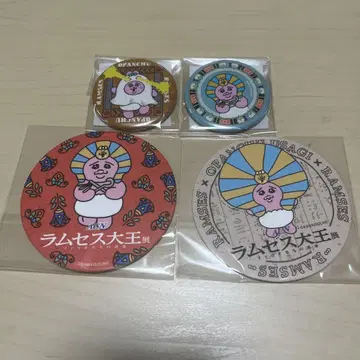 람세스 대왕전 빤쮸토끼 캔뱃지 코스터