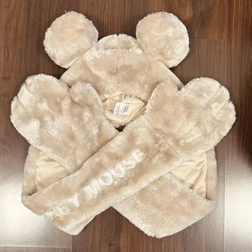 미키 마우스 귀도리 퍼 캡