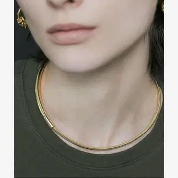 [ LAPUIS ] Asymmentry Round 초커 골드