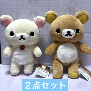 산엑스 리락쿠마 코리락쿠마 봉제 인형 S 2종 세트 헤이세이 레트로