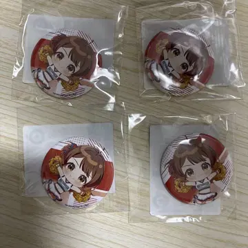 코토부키야 복권 하나미 유메 D상 캔뱃지 4개 세트