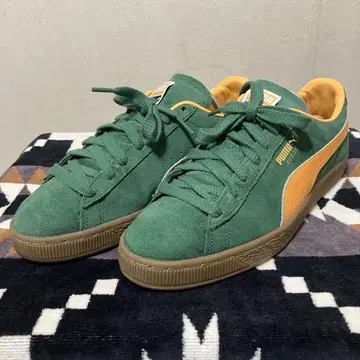 PUMA SUEDE TERRACE 푸마 스웨이드 그린 오렌지