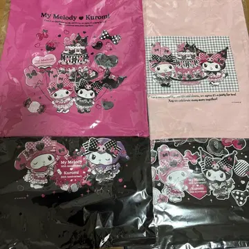 My Melody & Kuromi 토트백 4종 세트