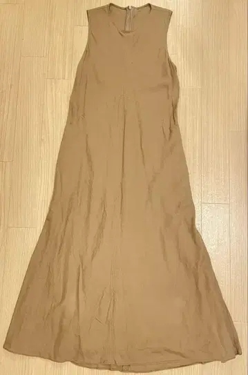 ZARA 린넨 100% 미디 원피스