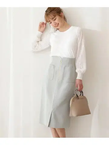 PROPORTION BODY DRESSING 타이트 스커트 민트