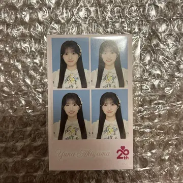 AKB48 아키야마 유나 Official 스크래치 덤 증명 사진