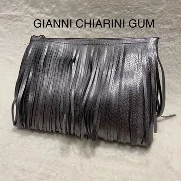 새상품급 지아니카리니 GUM 프린지 클러치백