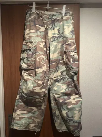 ERL UNISEX CARGO PANTS WOVEN/이얼엘