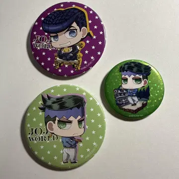 죠죠 JOJO WORLD 75mm 캔뱃지 죠죠월드