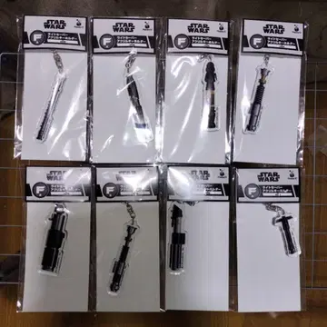 스타워즈 라이트세이버 아크릴 키링 해피 복권 컴프 8개 세트