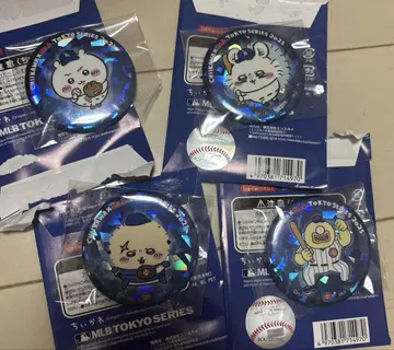 치이카와(먼작귀) MLB 캔뱃지 모몽가 묶음 판매 4점
