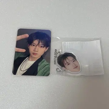 TREASURE 캡슐 토이 얼굴 아크링 키링 준규