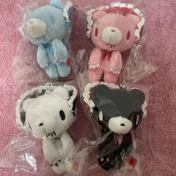 글루미 봉제 인형 마스코트 클래시컬 보닛 4색 세트