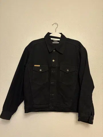 프리즌블루 블랙 데님 자켓