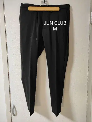 JUN CLUB 블랙 슬랙스 블랙 M
