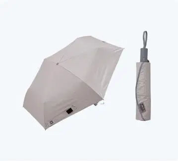 -0& 자동 개폐식 55cm 접이식 양산 코튼 화이트