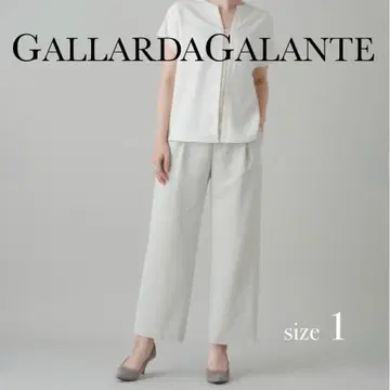 새상품급 GALLARDAGALANTE 린넨 라이크 턱 팬츠