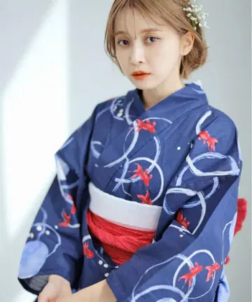 Dita 유카타 교토의 금붕어 시라베
