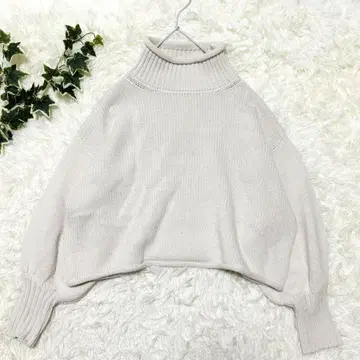 Rose Farm 로즈팜 니트 스웨터 긴팔 크롭