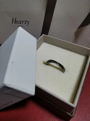 ete 블랙 다이아몬드 크로스 링