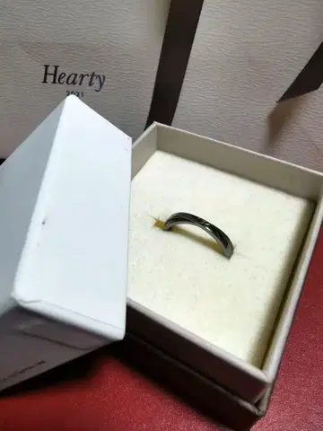 ete 블랙 다이아몬드 크로스 링