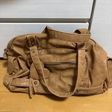 마제스틱 레곤 보스턴 백 브라운