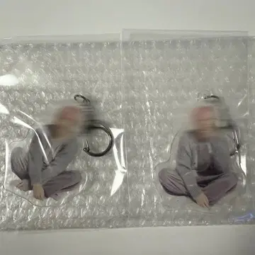 초특급 슈야 키라리 스크래치 3월 B상 앉은 아크링 키링 2종