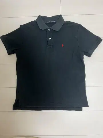 랄프 로렌 피케 셔츠 블랙 M