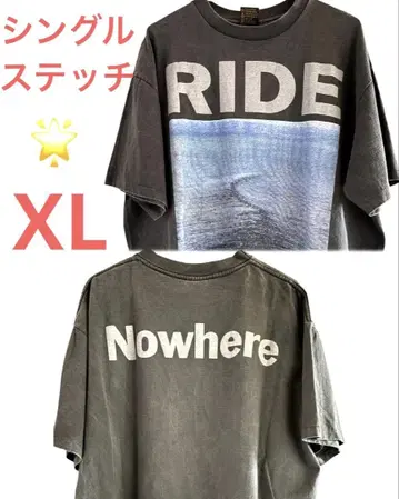 RIDE nowhere XL 라이드 밴딩 티셔츠 밴 티