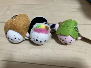 마더 가든 시로탄 봉제 인형 키링 이나리 스시 후쿠로마키 벚꽃 떡