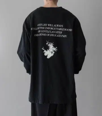 Fujimoto 후지모토 OVERDYED LS TEE 'FLOWERS'