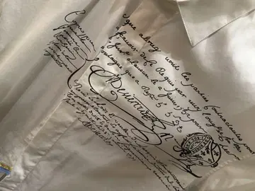 BERLUTI 반팔 셔츠 사이즈 A37 캘리그래피 클리닝 완료