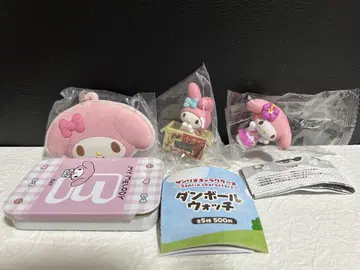 마이멜로디 가챠 식품 완구 러버 거울 4종 세트