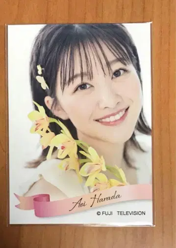 하라다 아오이 트레이딩 카드 후지 TV 아나운서