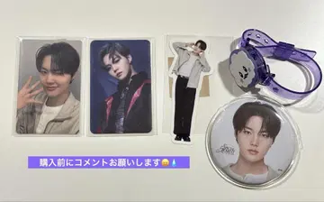 TREASURE 도영 캔뱃지 트레이딩 카드 라이트블레스 구매 혜택 세트