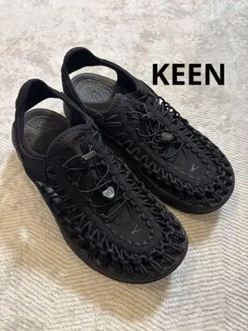 KEEN 킨 UNEEK 유니크 우먼 블랙 24.5cm