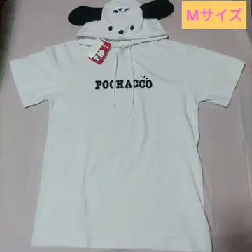 택 포함 새상품 포차코 귀 달린 후드 티셔츠 M