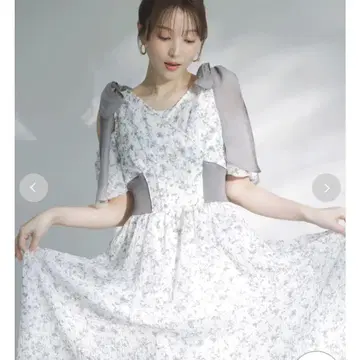 SNIDEL 숄더 리본 원피스 SWFO252064 0 사이즈
