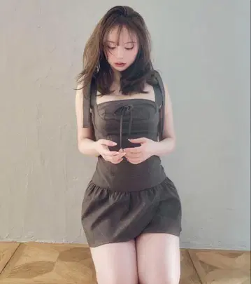 [정품] andmary Rojina ribbon dress