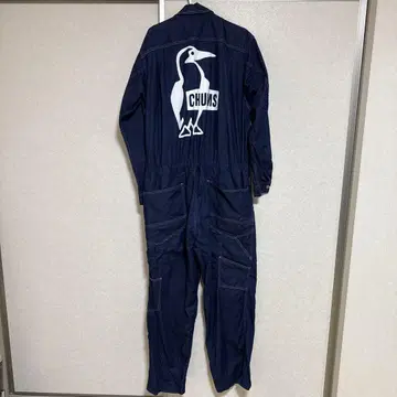 CHUMS 네이비 작업복 남성용 L 사이즈